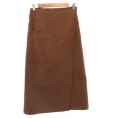 ベイジ BEIGE タグ付き 22AW DANNES ラップスカート ロング ベルト 4 キャメル /FFのサムネイル