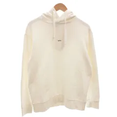 アーペーセー A.P.C. HOODIE BOXY MICRO LOGO プルオーバーパーカー フーディ 長袖 ロゴ M 白 ホワイト /FFのサムネイル