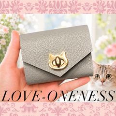 ファッション小物 ❤【猫×メロン♪】お洒落可愛い猫モチーフの総本革