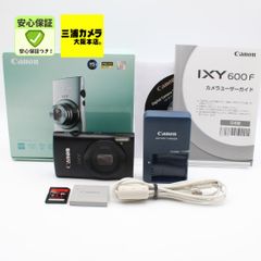 Canon IXY 600F ブラック 動作確認済 箱付 2024年購入 - メルカリ