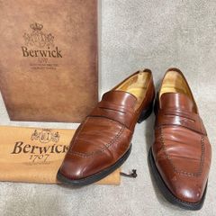 Berwick タッセルローファー ダークブラウン 25.5cm 箱付 - メルカリ