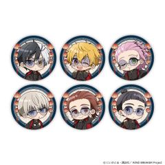 進撃の巨人 缶バッジ エレン＆リヴァイ ルームウェア 全種コンプ品