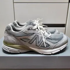 :260ニューバランス 990V4 グレー スニーカー -969