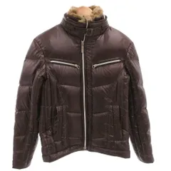 メンズビギ MEN'S BIGI ダウンジャケット ブルゾン ラビットファー 02 茶 ブラウン /FF ■IBO91のサムネイル