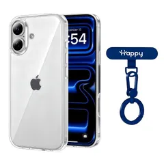 【新品】 嬉しい iPhone 17 ケース クリア 3倍米軍MIL規格 2層構造カ メラ保護 落下保護 耐黄変 耐衝撃 に対応 いphone17 ケース カメラコントロールカバー 傷防止背面 iPhone17用（6.3インチ）スマホケース (青) 1