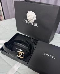 CHANEL ブラック ギャザーゴムベルト - メルカリ
