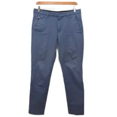 ヒューゴボス HUGO BOSS チノパン パンツ ストレート コットン 44 青 ブルー