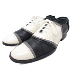 COMME des GARCONS レイヤードパッチワーク ドレスシューズ - メルカリ
