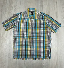 USA製 STUSSY チェック 半袖 シャツ