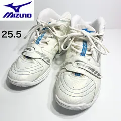 【美品】MIZUNO ミズノ ウエーブダイバース IV フィットネスシューズ 25.5cm 白のサムネイル