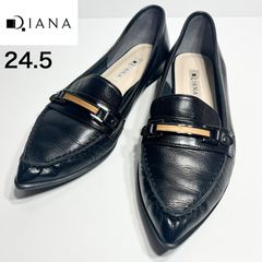 美品】DIANA ブラック ローファー メタルバンド 22.5cm - メルカリ