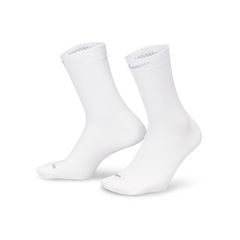 NIKE ナイキ ランニング ライトウェイト クルー ソックス 1足組 靴下 HV6919 100カラー マラソン 通気性 速乾性 サポート性 ホワイト 白