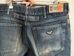 廃番希少❗️✨美品✨ARMANI JEANS イタリア製 メンズ デニム ② XL 