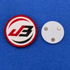最新 強化タイプ JB用マグネット式 ワッペンプレート 約50mm用 ボウリングのサムネイル