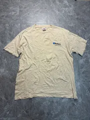 90s USA製 ハーシーズ 企業ロゴ Tシャツ XL ベージュ anvil シングルステッチ US古着