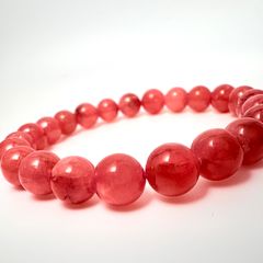 天珠(ロードナイトシリカ)/老鉱ロードナイト】内径約15.5cm 浄化済み