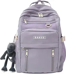 RAKEE リュック レディース 大容量 タウンリュック バックパック ビジネスリュック 女性 ブラック アウトドア スクールリュック 高校生 A4対応 撥水 41cm