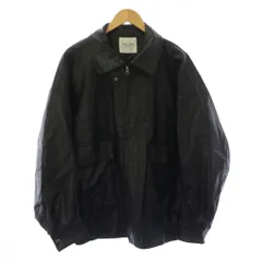 フリークスストア FREAKS STORE フェイクレザーブルゾン ビッグシルエット ジャケット アウター ジップアップ F 黒 ブラック 1153248901450 /BB ■GY06