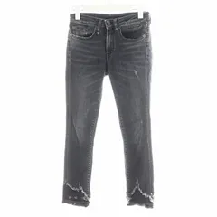 アールサーティーン R13 スキニーパンツ デニムパンツ ジーンズ ジーパン ダメージ加工 24 黒 ブラック R13W0108-127 /AN24 ■GY41のサムネイル