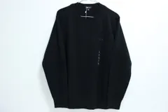 【未使用】 KAWS WINTER カウズウィンター カシミヤクルーネックセーター UNIQLO Mサイズ ブラック 黒 カシミヤ100% 5-F104Y/1/TC