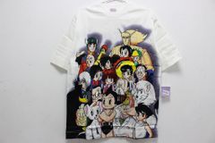 手塚治虫記念館 限定 Tシャツ キャラクター集合「タグ付き、レア希少品」 00s 手塚治虫 記念館限定 Tシャツ 両面プリント総柄 アトム デッド