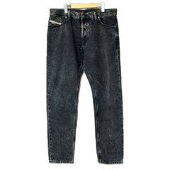 美品✨ DIESEL ディーゼル D-STRUKT テーパード 黒 ストレッチ - メルカリ