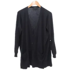 マックスマーラ ウィークエンドライン MAX MARA WEEKEND LINE 美品 カーディガン M 紺 ネイビー Vネック 長袖 /NL ■ECG001