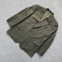 94 アザーディクソン ストライプ ブレーザー ジャケット 0512J