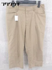◇ BEAUTY & YOUTH ビューティアンドユース UNITED ARROWS 七分丈パンツ Lサイズ ブラウン レディース 【中古】 【1002798916906】