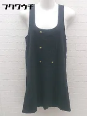 ◇ Apuweiser riche アプワイザー リッシェ ノースリーブ ミニ ワンピース サイズ1 ブラック レディース 【中古】 【1002798774162】のサムネイル