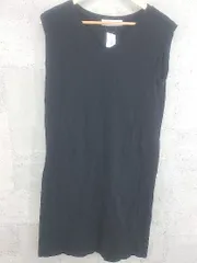 ◇ N. NATURAL BEAUTY BASIC ナチュラルビューティーベーシック ノースリーブ 膝下丈 ワンピース M ブラック *  【1002799330176】のサムネイル