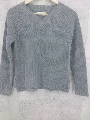 ◇ Simplicite シンプリシテェ  長袖 ニット セーター  グレー メンズ  【中古】 【1002799429467】