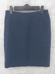 ◇ ESTNATION エストネーション バックジップ ミニ タイト スカート 36 ネイビー * 1002799415903 【中古】 【1002799415903】のサムネイル