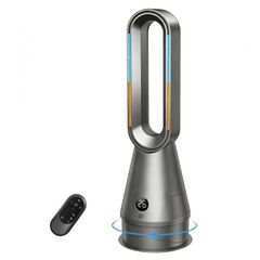 【Brand New】Tower Fan【2026 Innovative Cooling & Heating, 6-in-1 Function, Bladeless Fan, Adjustable Up/Down/Left/Right Angle】Tower Fan with 10 Cooling and 3 Warming Settings, DC Motor, Air Purifier, Strong Wind, Sleep Mode, Timer, Memory, Tip-Over Safety, LED Display, Eco Constant Temperature, Powerful 8783e477