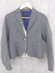 ◇ anather edition アナザーエディション UNITED ARROWS 長袖 テーラード ジャケット グレー　ホワイト *  【1002799600552】のサムネイル
