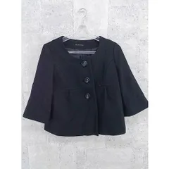 ◇ WILLSELECTION ウィルセレクション   ノーカラー ジャケット 1 ブラック レディース  【中古】 【1002796781834】のサムネイル