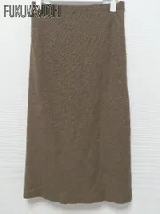 ◇ Ralph Lauren ラルフローレン ロング タイト ロング スカート 7 ブラウン * 1002798846418 【中古】 【1002798846418】のサムネイル