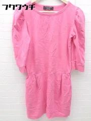 ◇ RNA アールエヌエー 長袖 ミニ ワンピース Mサイズ ピンク レディース 【中古】 【1002798928411】のサムネイル