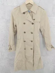◇ Adam et Rope’ アダム エ ロペ ウエストベルト 長袖 トレンチ コート 36 ベージュ　 レディース  【中古】 【1002799373630】のサムネイル