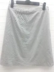 ◇ 自由区 ジユウク 膝丈 タイト スカート 32 グレー *  【1002799504478】のサムネイル