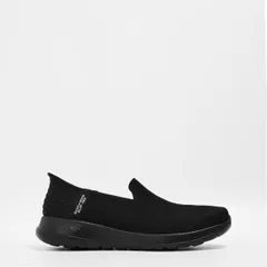 スケッチャーズ レディース シューズ スニーカー ニット Skechers Stretch Fit Knit SlipIns Slip On Runners Womens Black ブラック