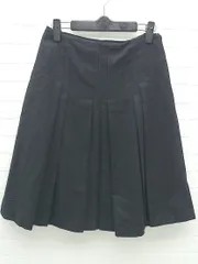 ◇ BODY DRESSING Deluxe ボディードレッシングデラックス 膝丈 フレア プリーツ スカート 36 ブラック *  【1002799753166】