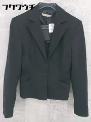 ◇ ◎ STEFANEL テーラード ジャケット サイズI40 ブラック レディース 【中古】 【1002799801133】のサムネイル