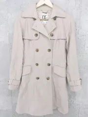 ■ MICHEL KLEIN PARIS　ミッシェルクラン ウエストベルト 長袖 トレンチ コート 38 ベージュ * 1002799837002 【中古】 【1002799837002】のサムネイル