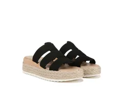 ドクター・ショール レディース シューズ ヒール サンダル Dr Scholls Electric Espadrille Sandal Black Microfiber ブラックのサムネイル