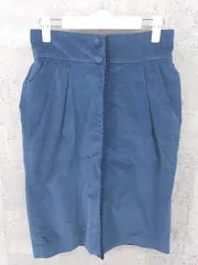 ◇ La TOTALITE ラ トータリテ 膝丈 タイト スカート 40 ブルー * 1002799862165 【中古】 【1002799862165】のサムネイル