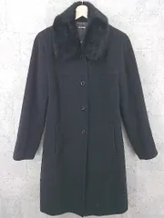 ■ JAYRO ジャイロ ステンカラー ファー付 コート ブラック * 1002799860338 【中古】 【1002799860338】のサムネイル