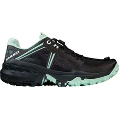 マムート レディース シューズ スニーカー Mammut Sertig Low Trail Running Shoe Womens BlackNeo Mint ブラックのサムネイル