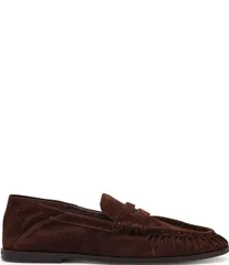 スティーブ マデン レディース シューズ スリッポン・ローファー スエード Steve Madden Womenstewart Suede Penny Loafers Chocolate Brownのサムネイル
