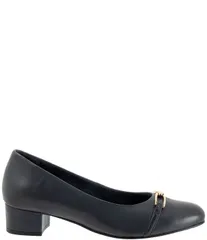 トロッターズ レディース シューズ パンプス レザー Trotters Dakota Leather Bit Buckle Pumps Navy ネイビー
